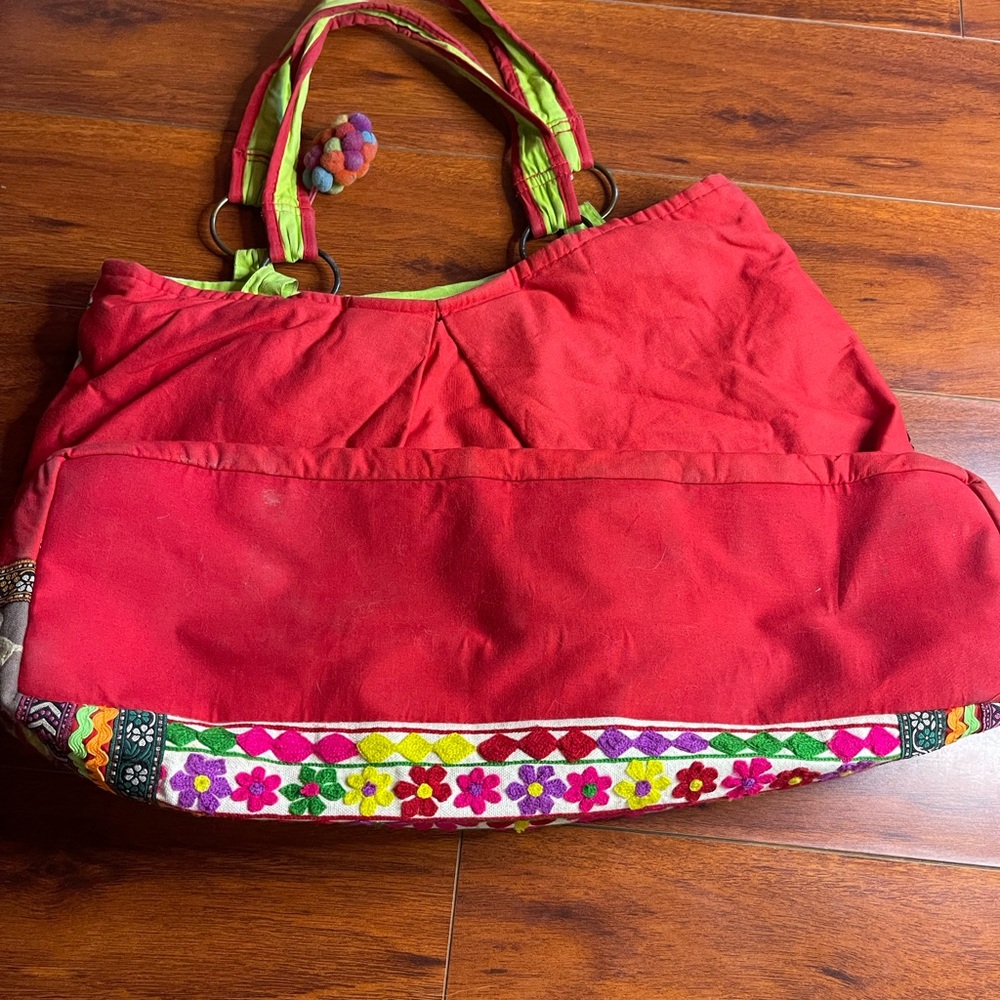 Die Spiegelburg Collection | Floral Embroidered Tote Bag - Picture 4 of 5